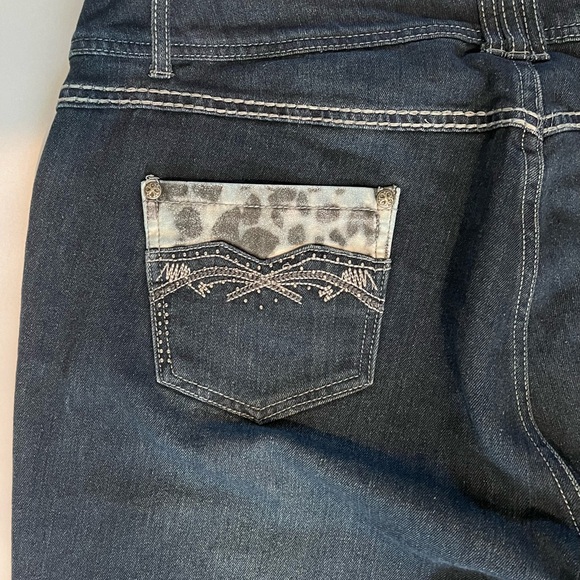 Thrill Capri Jeans Women’s Size 20 Mid Rise Denim Cropped Pants - Picture 5 of 6